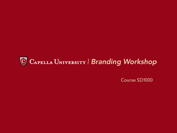 Capella Presentation Page