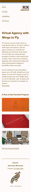 Zozoma dot com Screen Grab